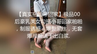 【真实搭讪带回家】极品00后豪乳美女勾搭小哥回家啪啪，制服诱惑，爆裂黑丝，无套爆操嫩逼干出白浆.