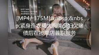 [MP4/ 375M]&nbsp;&nbsp;紧身连衣裙大胸美少妇欠赌债后在按摩店兼职服务